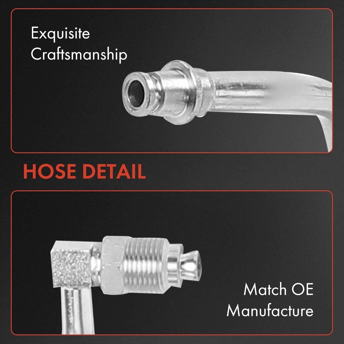 A-Premium Power Steering Pressure Hose Line Assembly Compatible with Ford Expedi