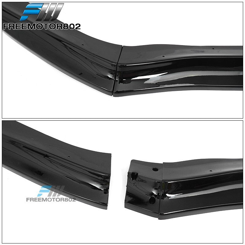 Front Bumper Lip Fits 15-21 Subaru WRX/WRX STI CS Style Gloss Black Splitter 3PC