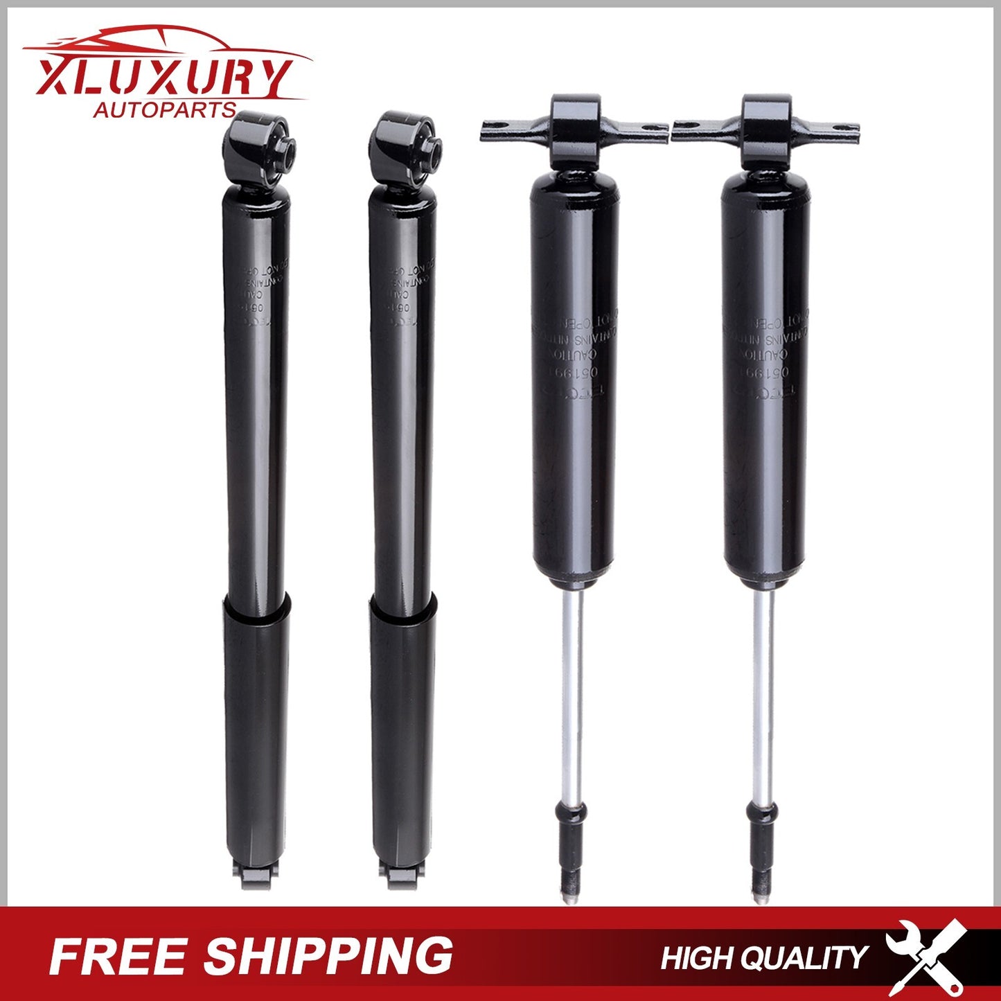 4x Front Rear Shock Absorbers For 2003-13 Ram 2500 3500 2WD 06-12 Dodge Ram 1500