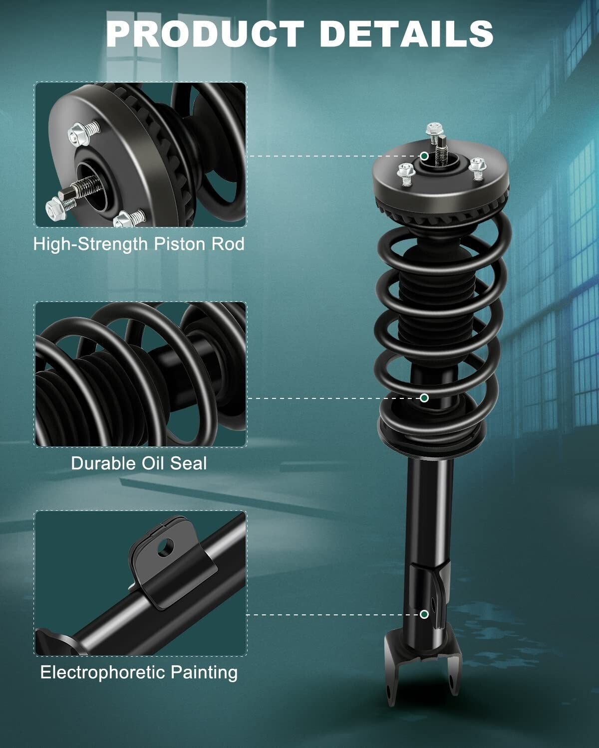 Front Complete Strut Spring Assembly Shock Absorber 2011-2018 Chrysler 300