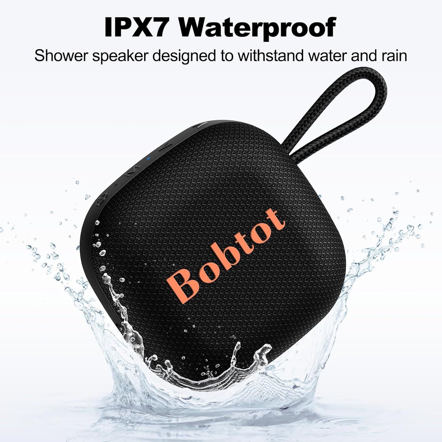 Portable Bluetooth Speakers, Wireless IPX7 Waterproof Mini Speaker with 16H Play