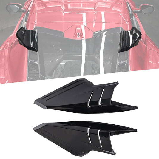 For Corvette C8 Z51 Z06 E-RAY Coupe 2020-2026 Grossy Flash Rear Intake Vent Port