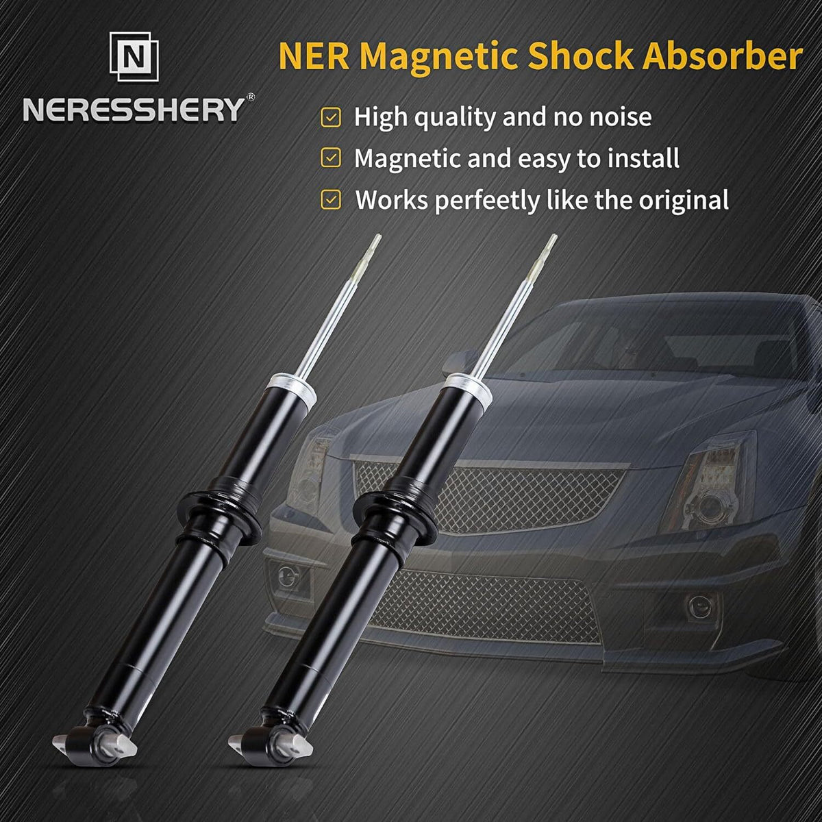 Front Left & Right Shock Absorbers Set For Cadillac CTS 2009-2015 with MagneRide