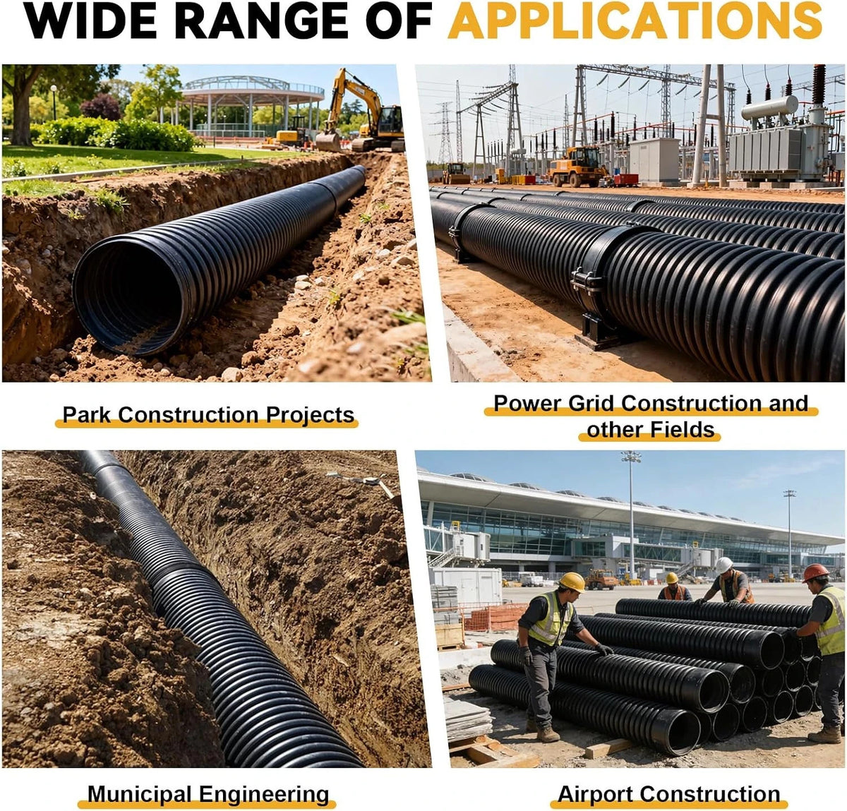 HDPE Corrugated Pipe Tensioner 200-600Mm Heavy Duty Pipe Tensioner Tool
