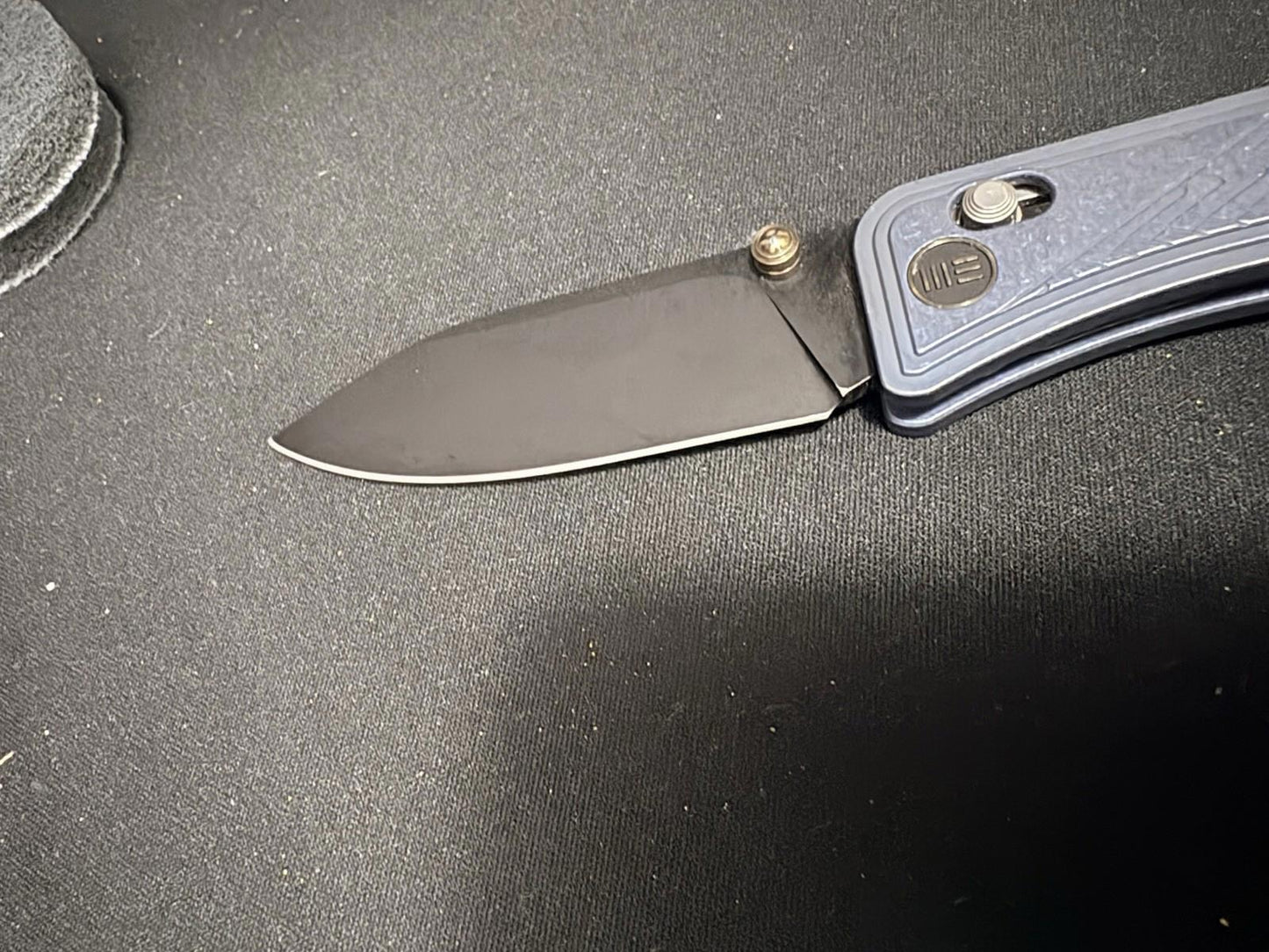 WE Knife Bougie Banter 24009-1 Blue Titanium CPM S45VN Steel Knife