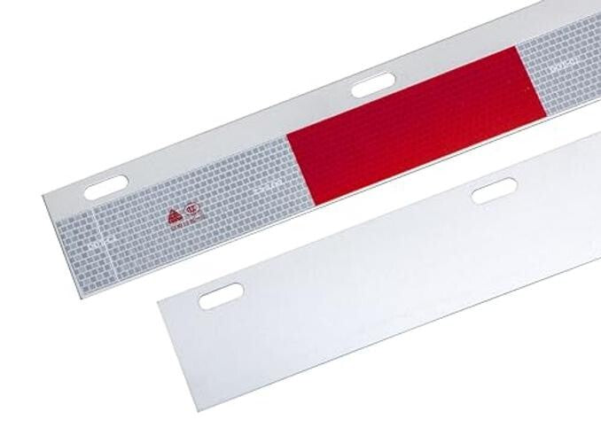 Black Straight Spring Loaded Mud Flap Hanger 2.5" Bolt Spacing,30" Length.
