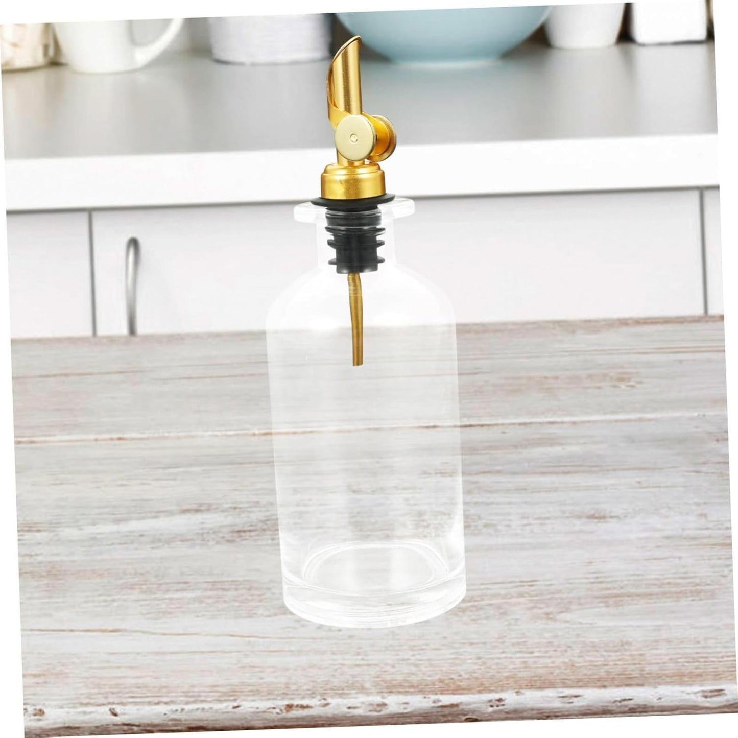 Olive Oil Dispenser Bottle Drip Glass Oil and Vinegar Dispenser for Kitchen Use