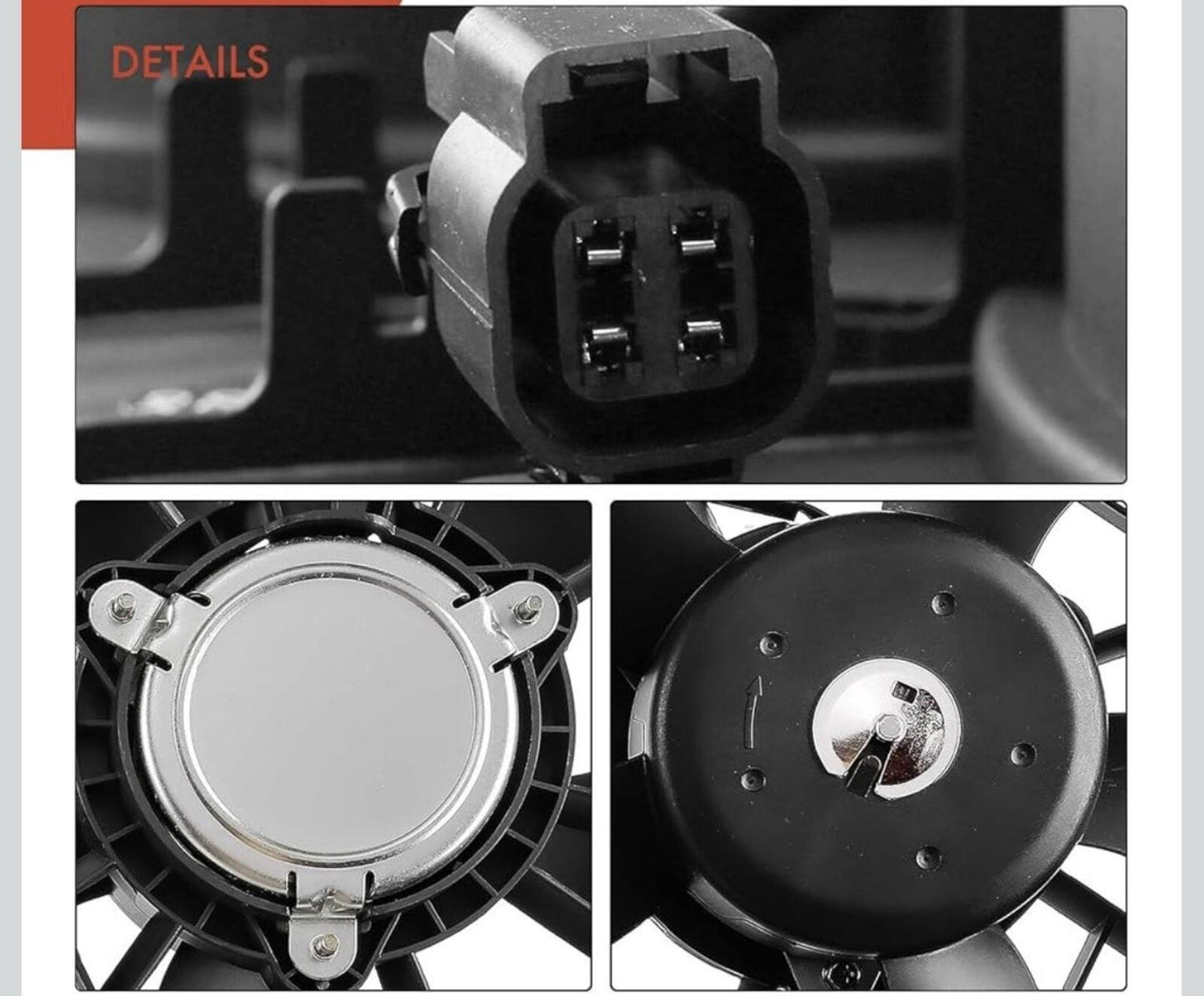 Dual Radiator A/C Cooling Fan 25927026 for Acadia Outlook Enclave Traverse