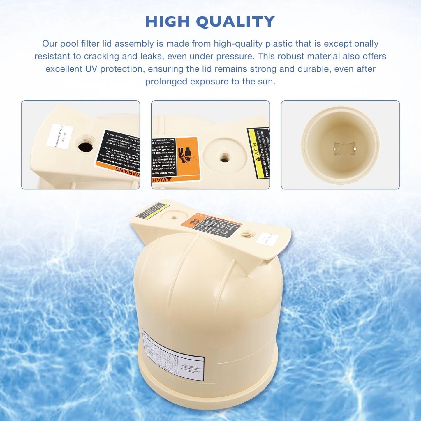 178561 Pool Filter Housing Cover Lid for Pentair Clean & Clear CC200 CC150 CC75