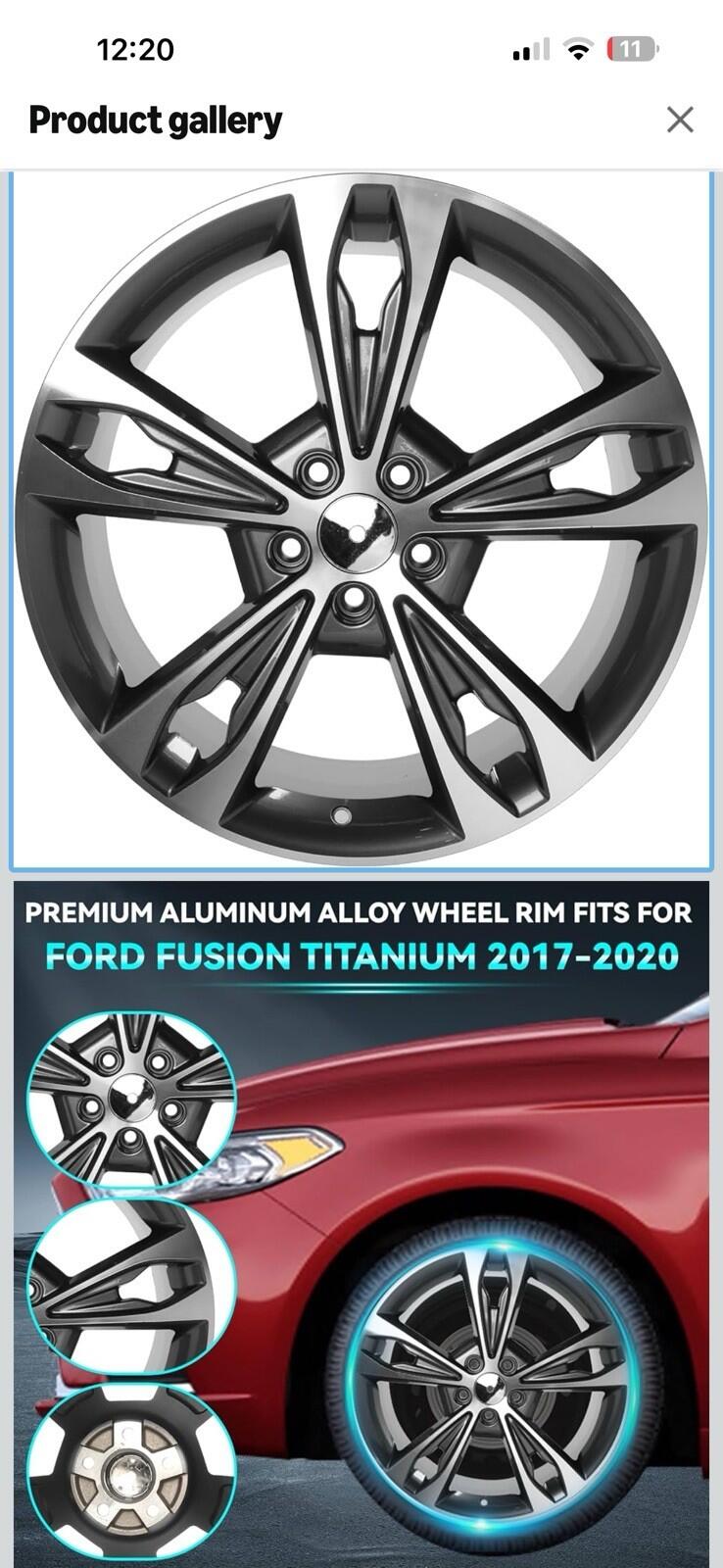 New 19 inch 19x8 Premium Aluminum Alloy Wheel Rim for 2017-2020 Ford Fusion