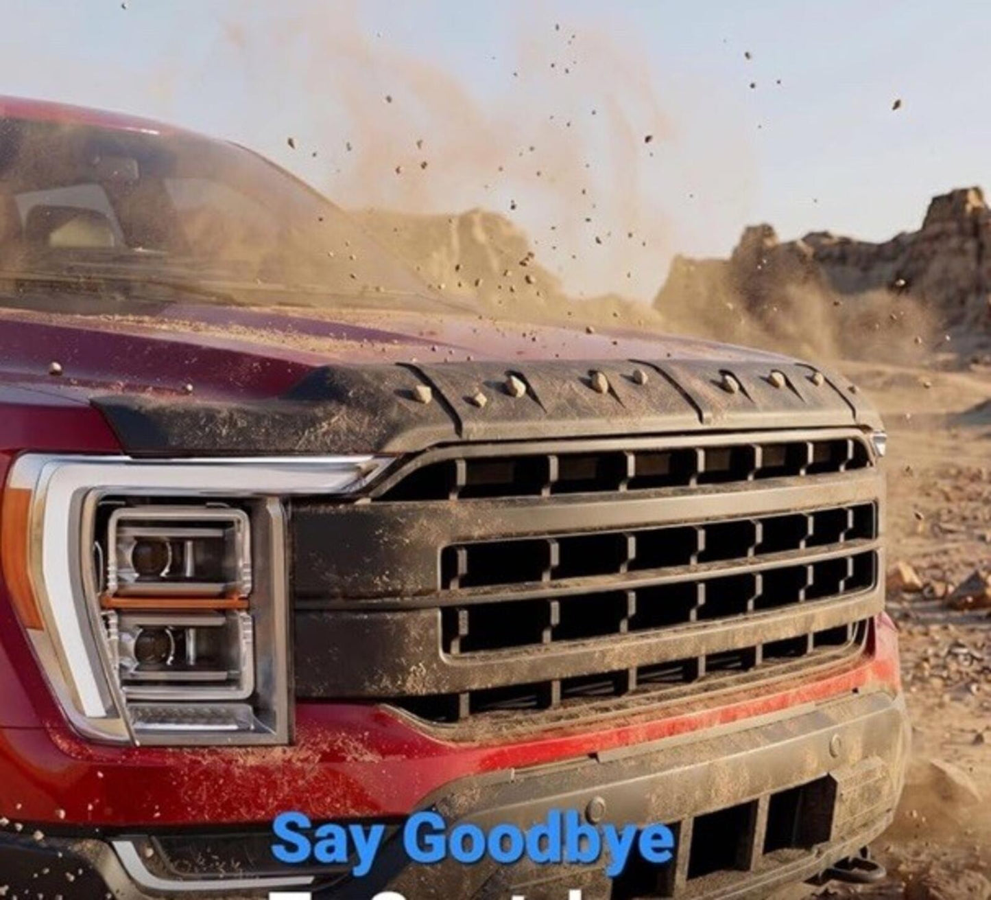 For 2021-2025 Ford F-150 Hood Protector Hood Deflector Hood Shield