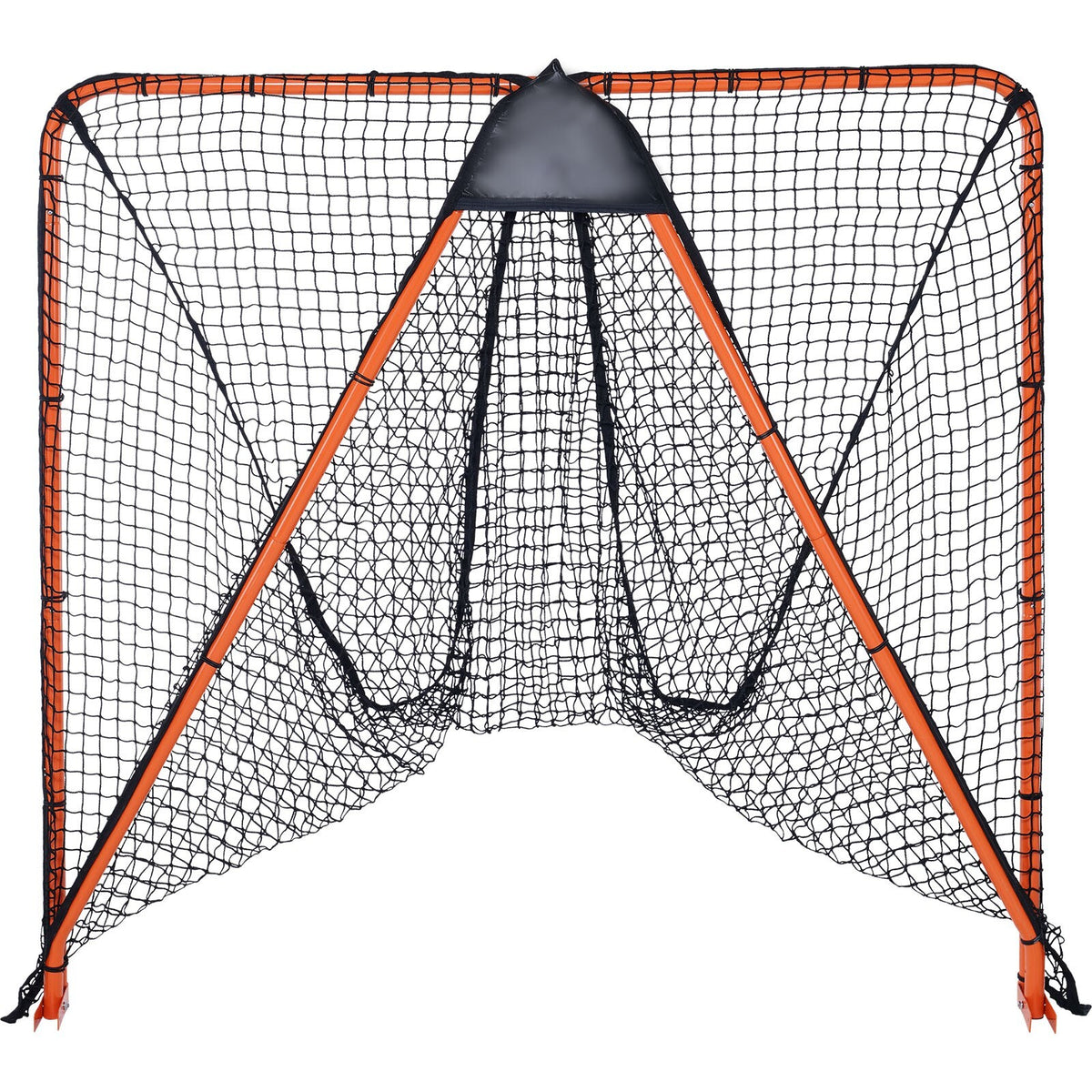 6'x6'x7' Lacrosse Goal Net Folding Backyard Lacrosse Training Equipment