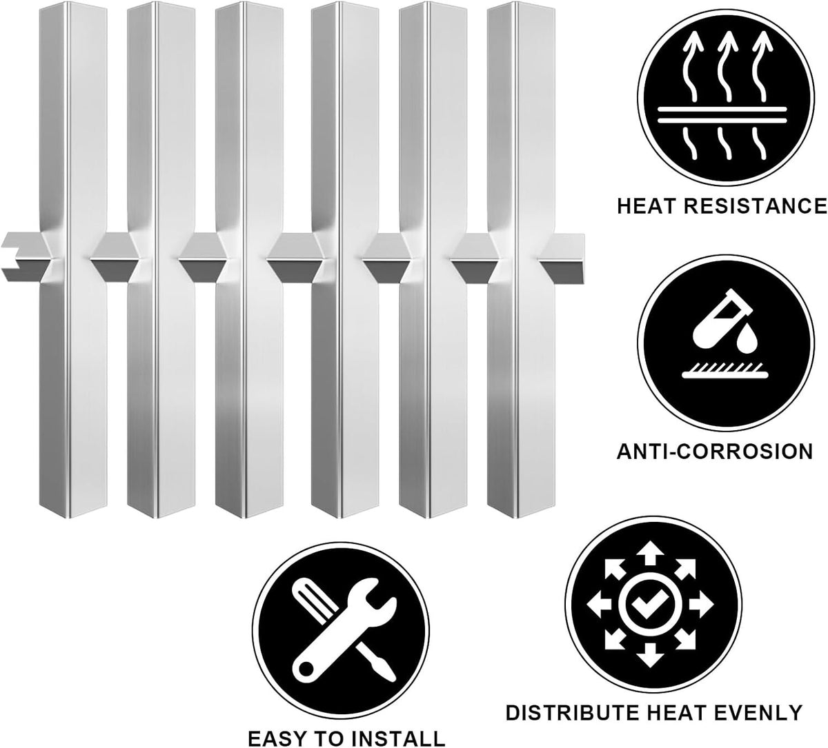 2 Pack Flavorizer Bar Set Heat Shields For Weber 9899,Summit Weber Gas Models
