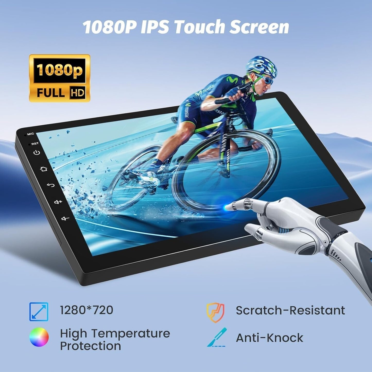 [8 Core 4G+64G] for Hyundai Santa Fe IX45 2013-2018, Android Radio GPS, WiFi