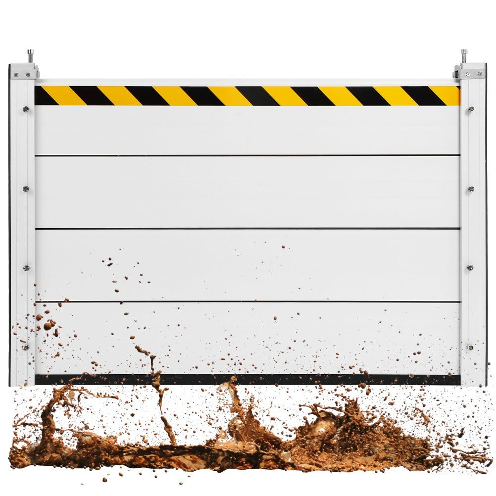 HeavyDuty Aluminum Flood Barrier Panel for Home Garage Reusable Water Prevention