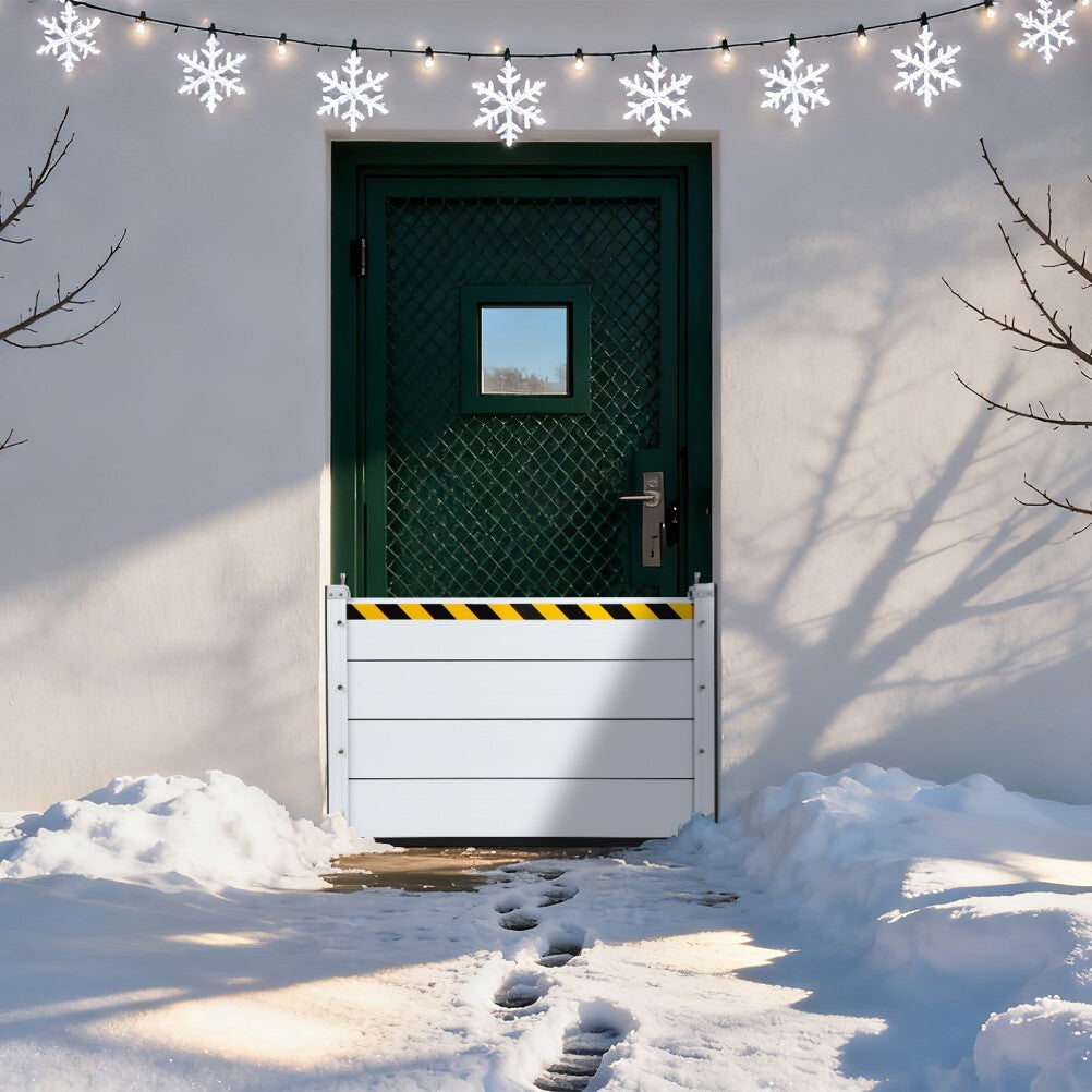 HeavyDuty Aluminum Flood Barrier Panel for Home Garage Reusable Water Prevention