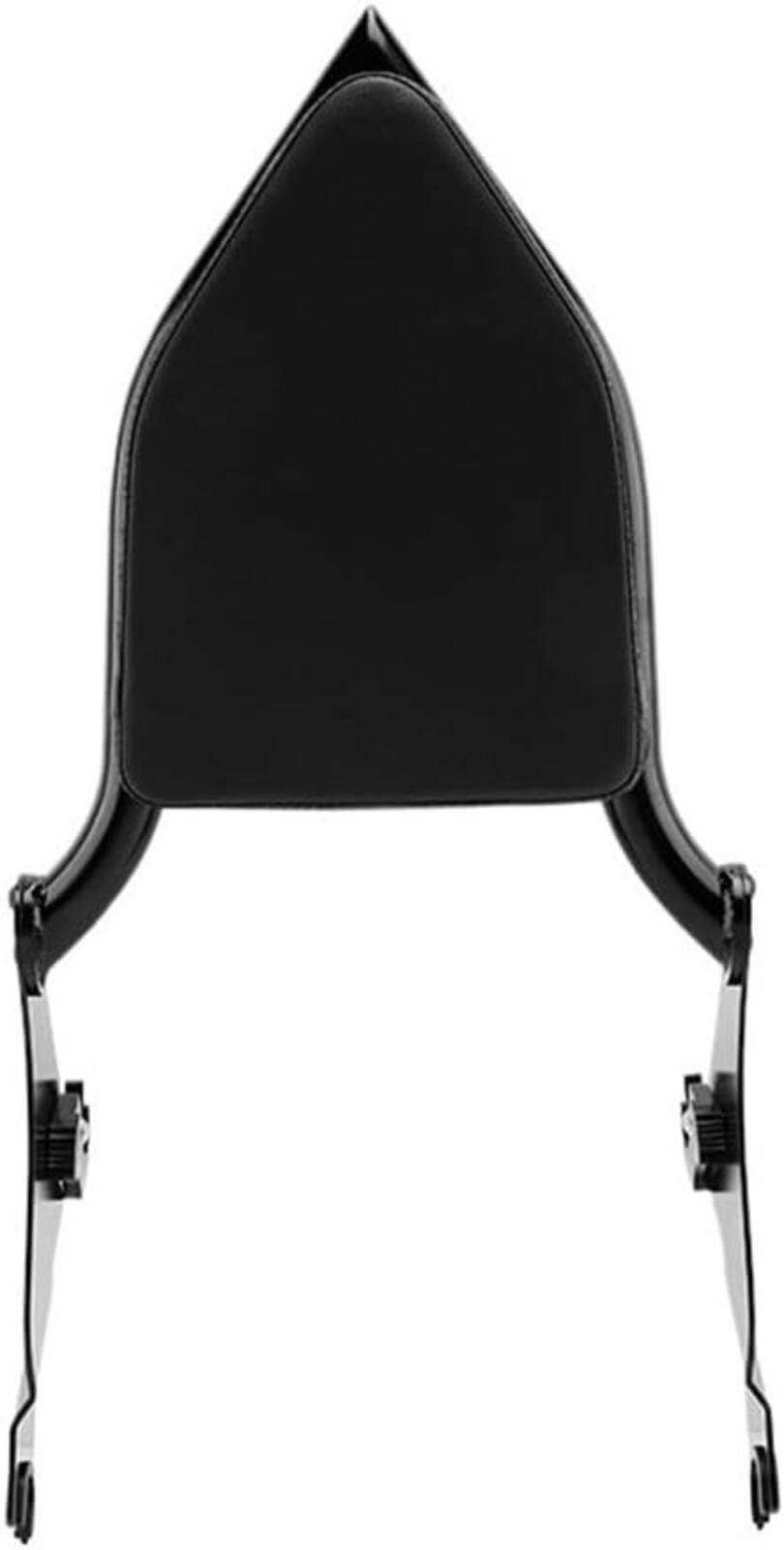 Road King 2009-25 14" Motorcycle Black Detachable Rear Passenger Seat Backrest