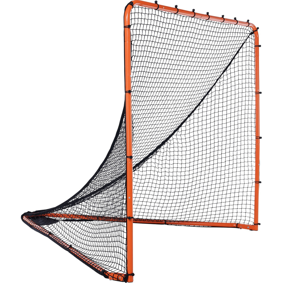 6'x6'x7' Lacrosse Goal Net Folding Backyard Lacrosse Training Equipment