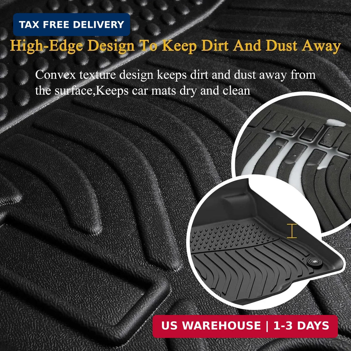 Floor Mats for Mercedes Benz GLA 250 & AMG GLA 35 2021-2026 Cargo Liner | TPE Al