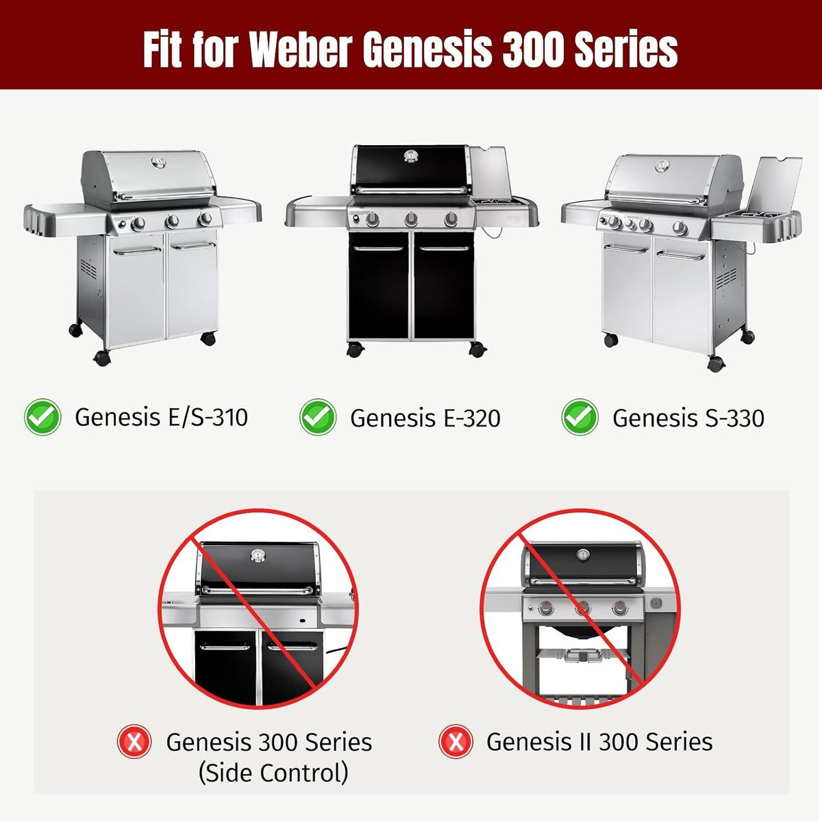 NEW Grill Parts for Weber Genesis 300 E/S 310 320 330 Bars Grates 7620 7524