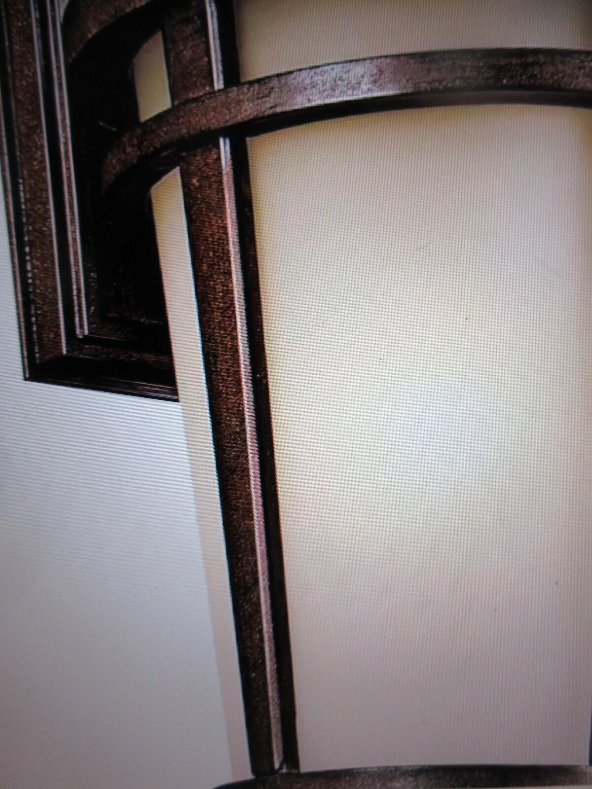 Kichler Atwood 17.75 in. 1-Light Brownst1 Outdoor Hardwired Wall Lantern Sconce