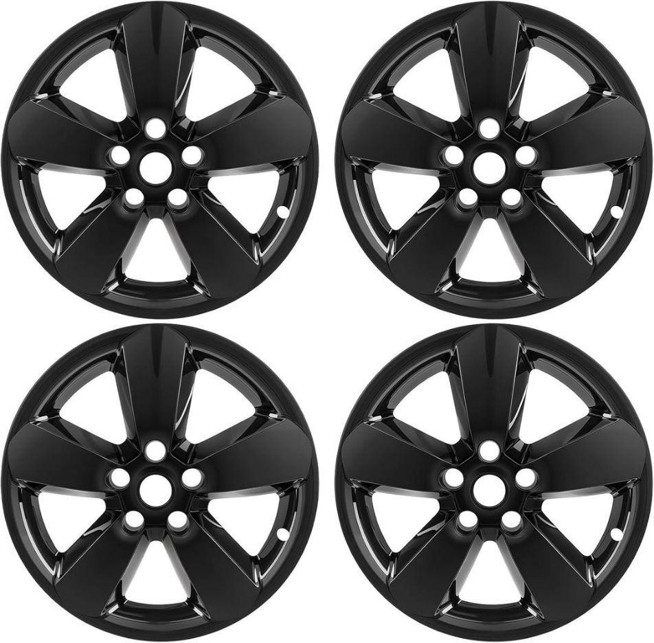 20" Gloss Black Wheel Skins 2013-2018 Dodge Ram 1500 Set of 4
