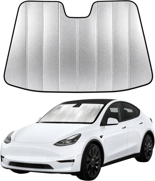 Custom Fit Car Windshield Sun Shade UV Heat Shield For Tesla Model 3/Y 2017-2026