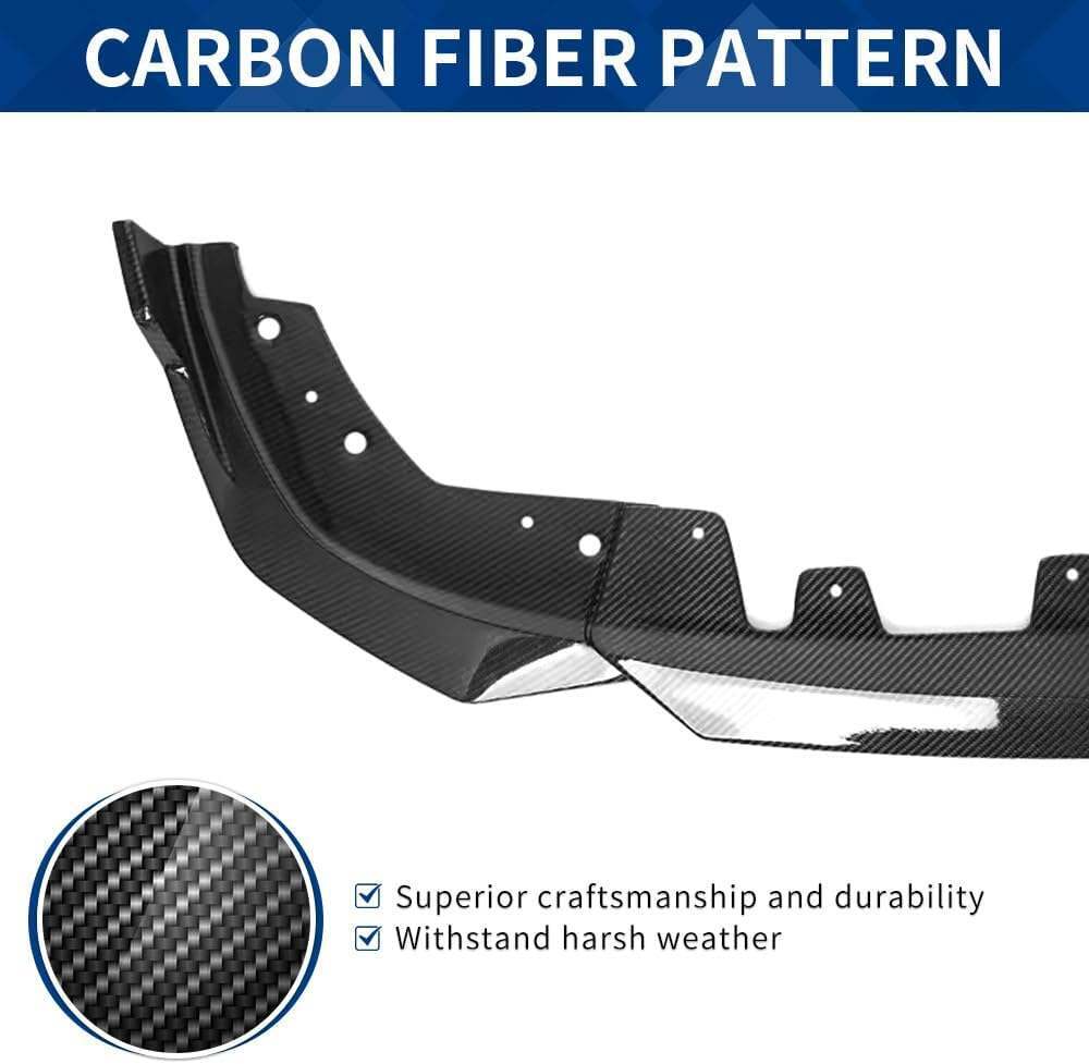 G20 LCI M340i Front Lip (2023-2026) 3-Series Sedan 330i M-Sport Carbon Fiber