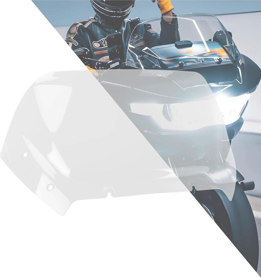 HDBUBALUS 10 Inch Clear Wave Windshield Harley Road Glide FLTRX 2024-2025