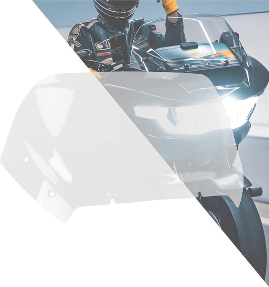 HDBUBALUS 10 Inch Clear Wave Windshield Harley Road Glide FLTRX 2024-2025