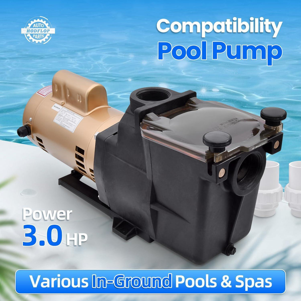 SP2610X15 SP2615X20 In-Ground Pool Pump 3HP 115/230V Single Speed 2" Inlet