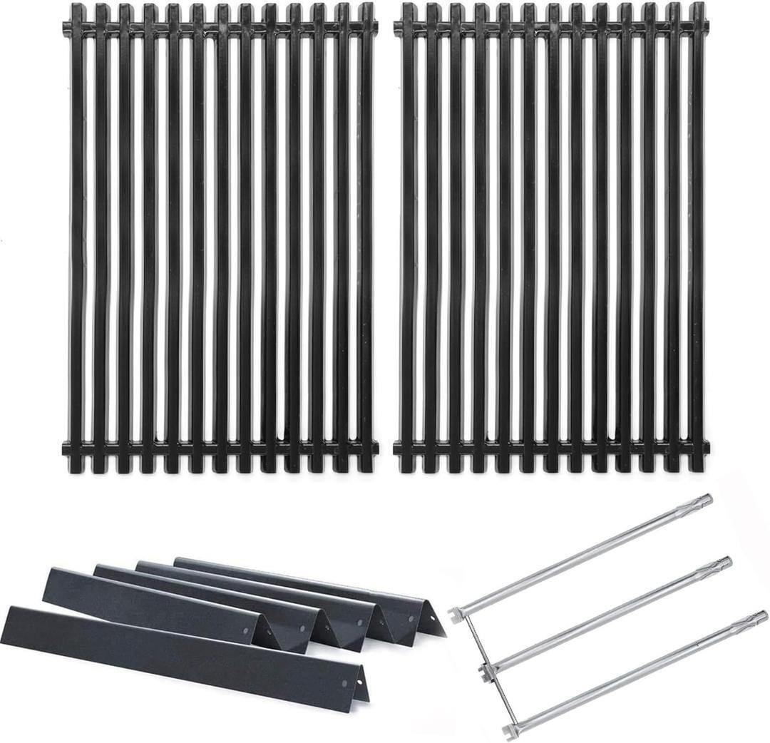 Hongso Weber Genesis Silver Gold Grill Grates Flavorizer Bars Burner Tubes Kit