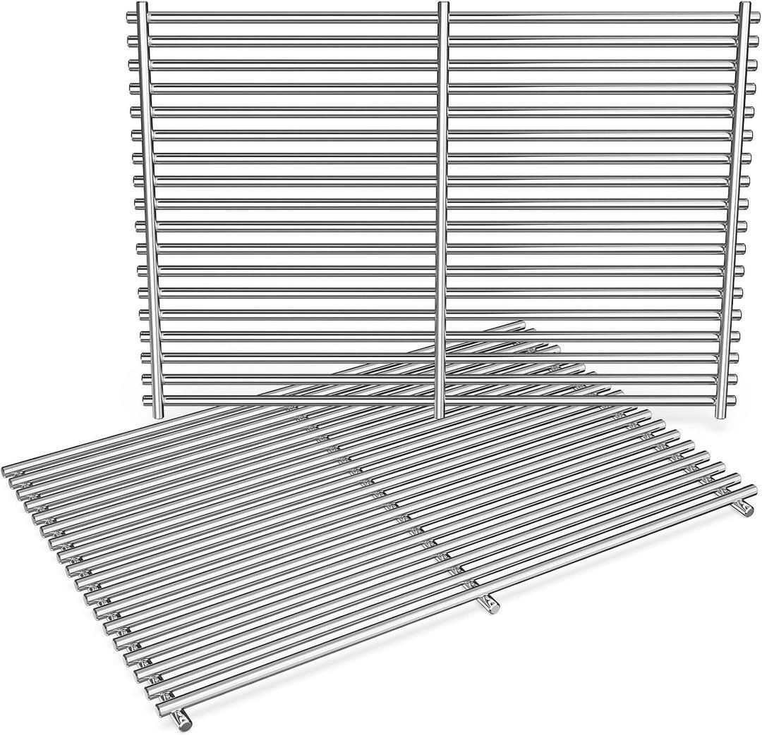 QuliMetal 19.5in Stainless Grill Grates Weber Genesis 300 E310 E320 E330