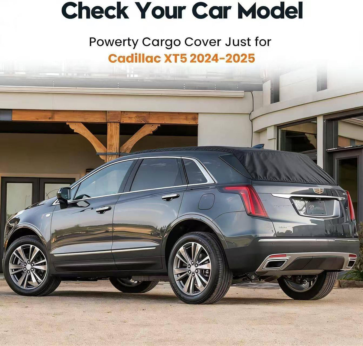 2024-2026 Cadillac XT5 Security Shade Cargo Privacy cover Storage