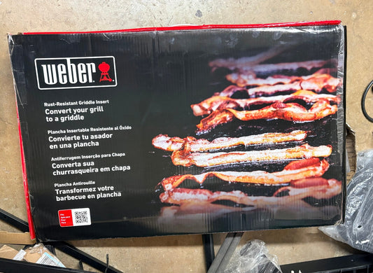 NEW Weber 6789 Black Carbon Steel Full Size Griddle for Genesis 400 Series Gas
