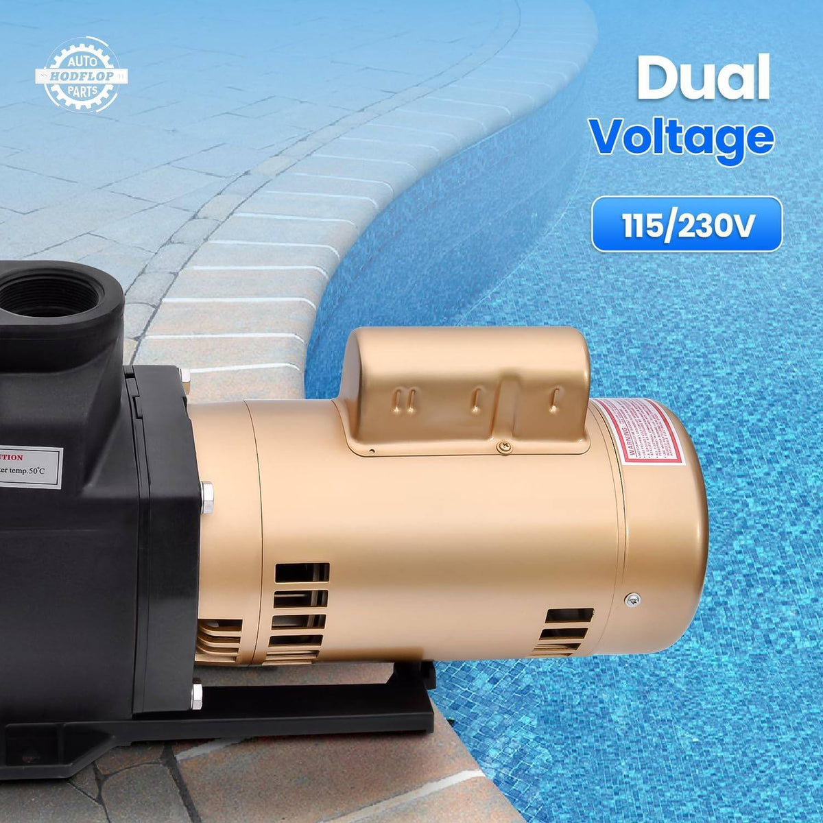 SP2610X15 SP2615X20 In-Ground Pool Pump 3HP 115/230V Single Speed 2" Inlet