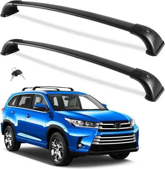Wonderdriver Roof Rack Cross Bars Toyota Highlander 2014-2019 Lockable 220lb