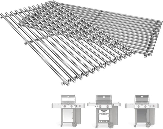 SafBbcue 66801 Stainless Grill Grates Weber Genesis II E210 LX E240 S240