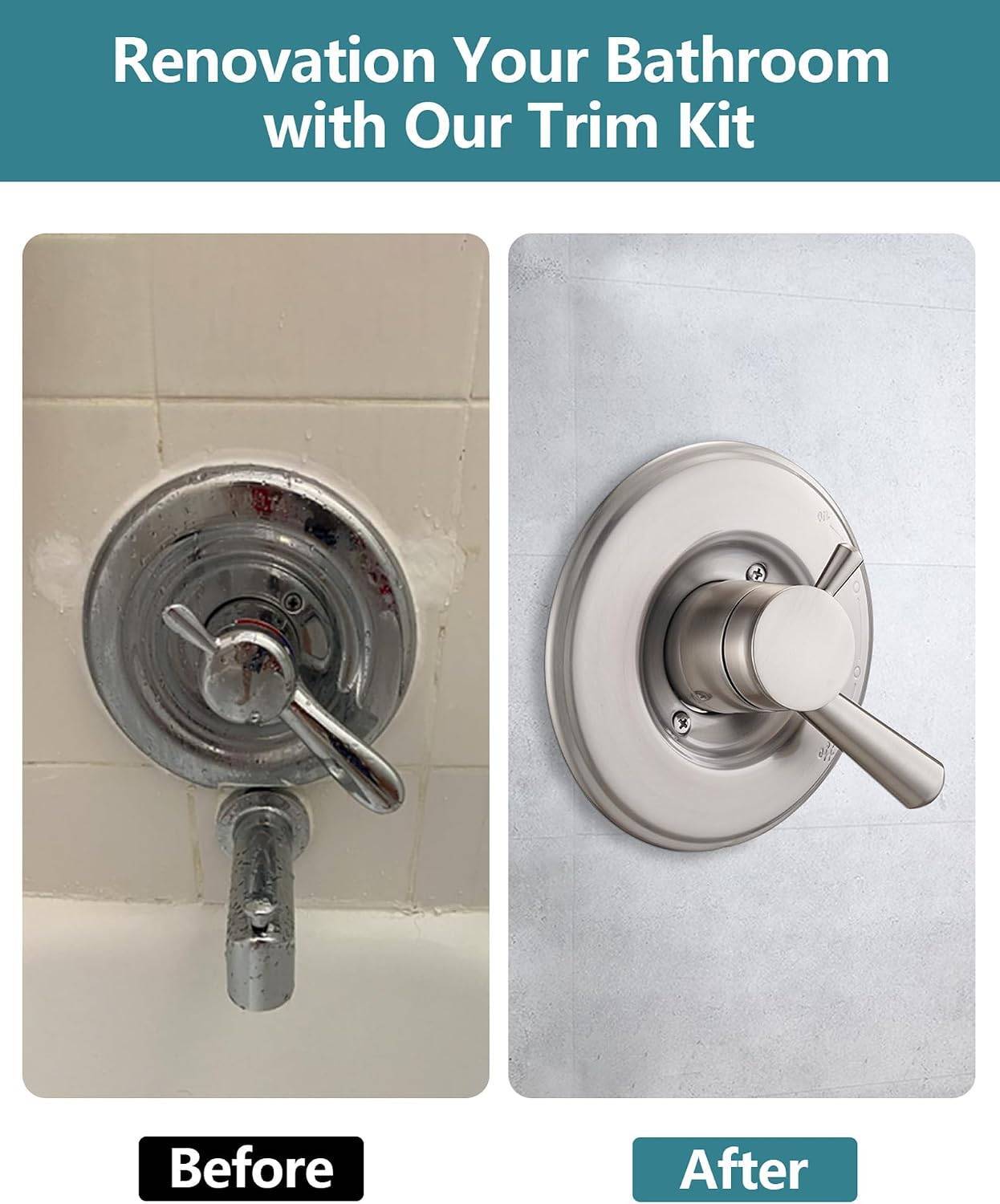 Faucet Replacement For Delta Linden 17 Series Only Trim Stainless Nickel