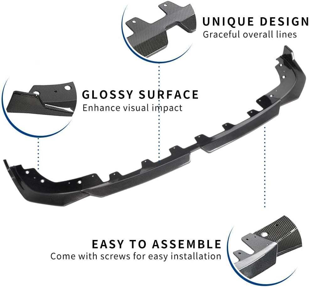 G20 LCI M340i Front Lip (2023-2026) 3-Series Sedan 330i M-Sport Carbon Fiber