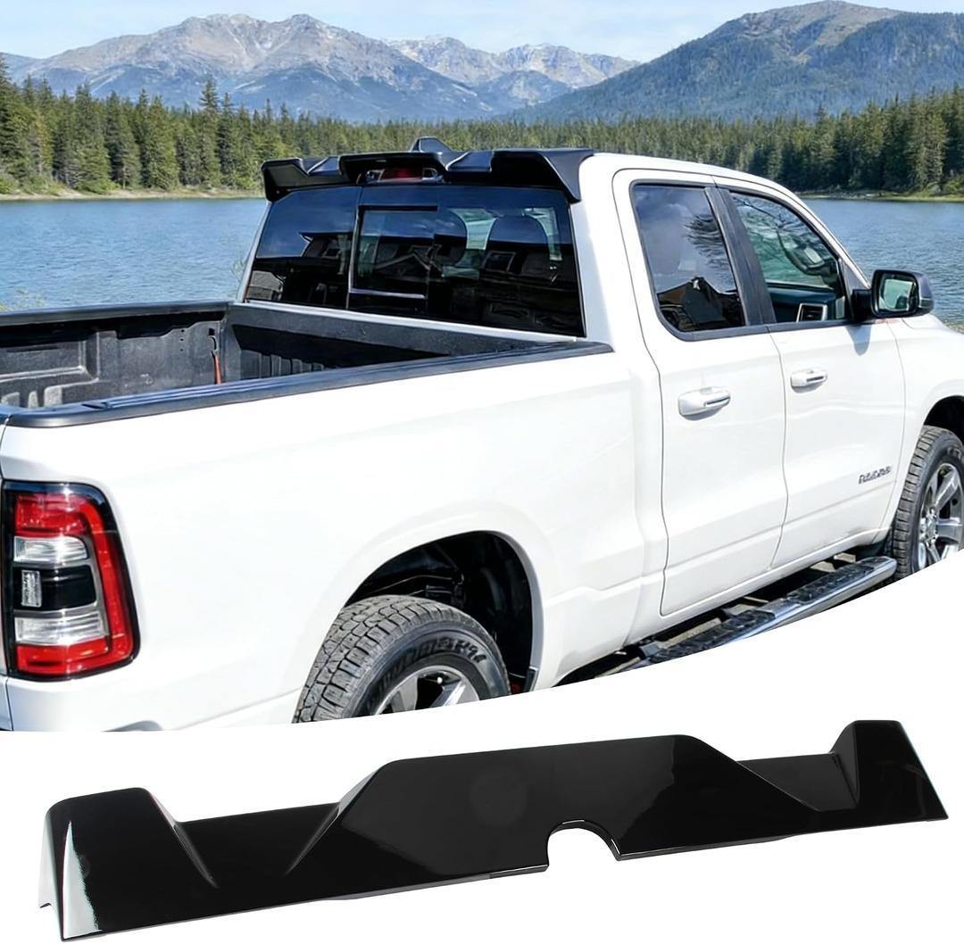 Rear Roof Cab Spoiler Wing Dodge Ram 1500 2019-2026 Sport Style Lip