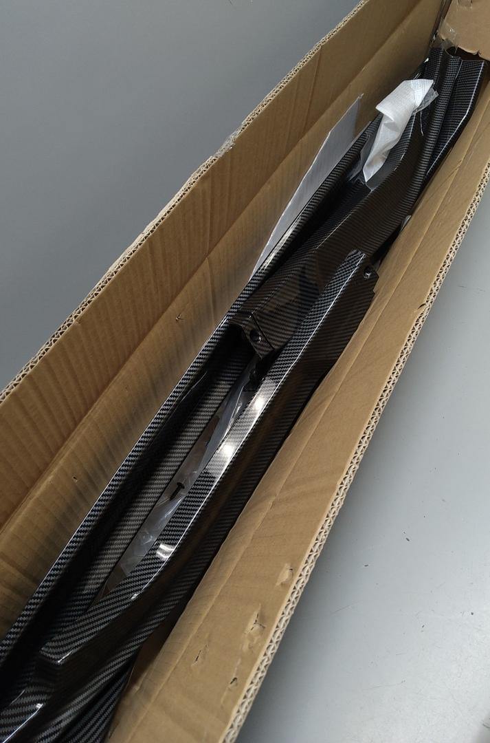 Honda Civic Type R FL5 2023-2025 Front Lip Splitter 3pc Carbon Fiber Style