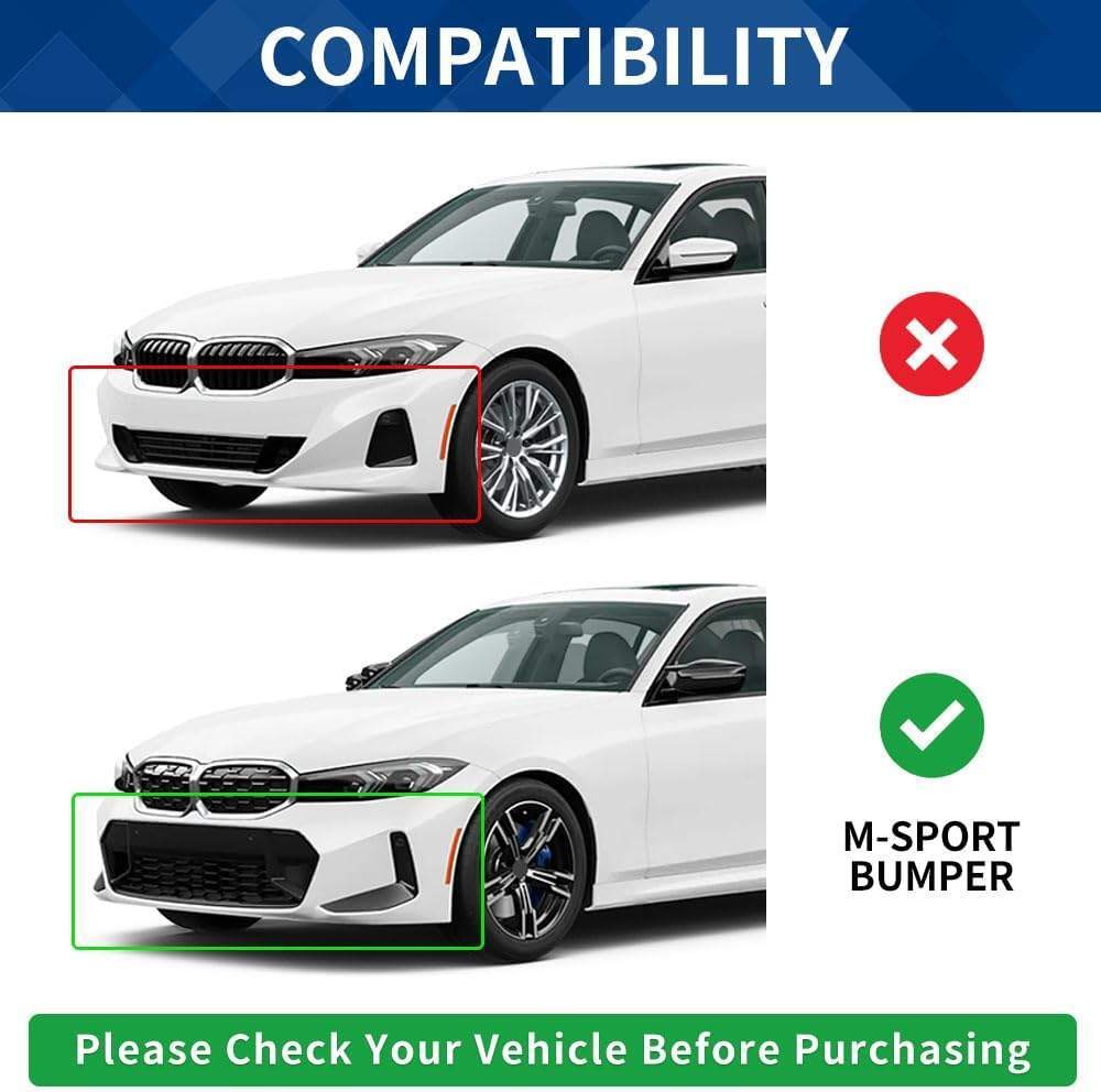 G20 LCI M340i Front Lip (2023-2026) 3-Series Sedan 330i M-Sport Carbon Fiber