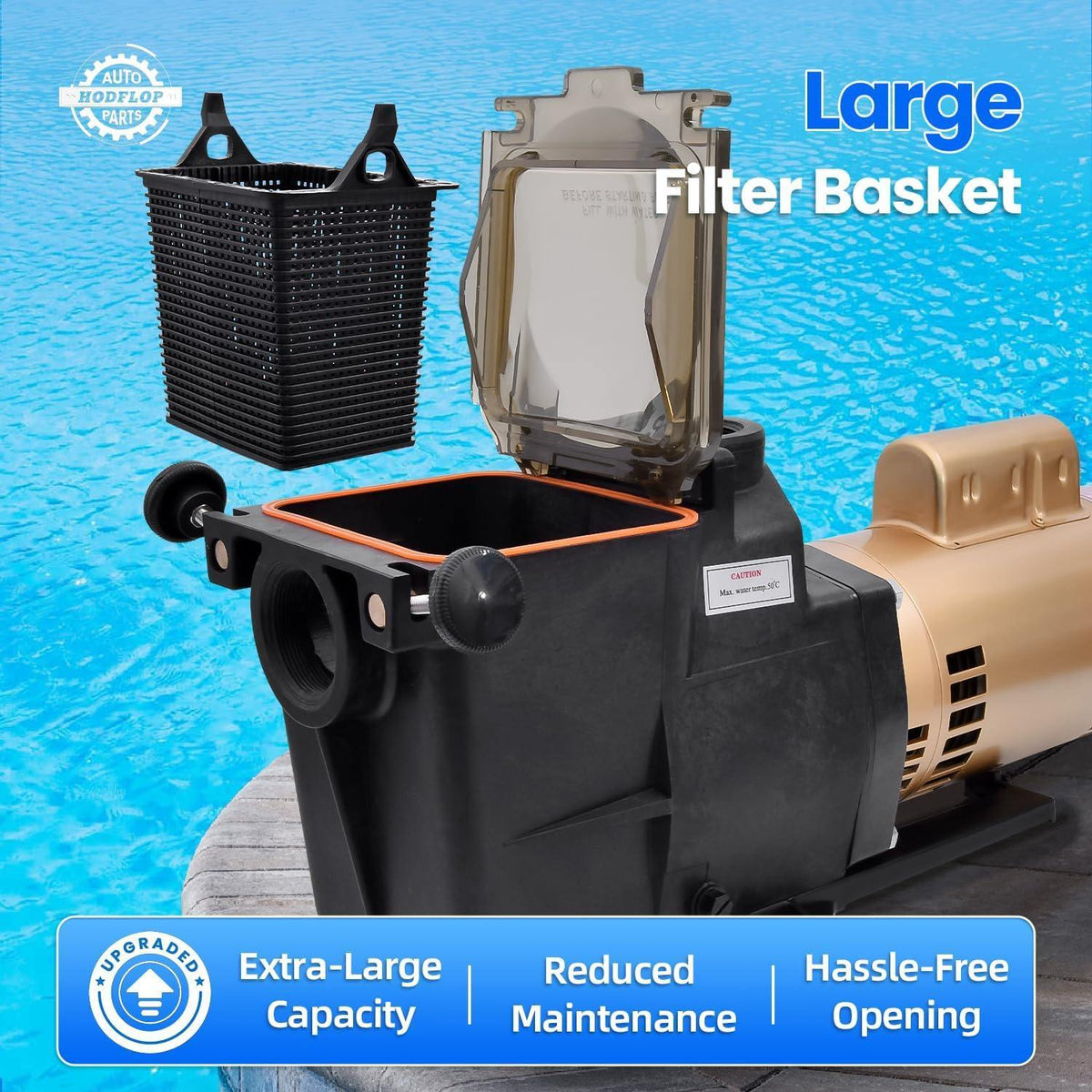 SP2610X15 SP2615X20 In-Ground Pool Pump 3HP 115/230V Single Speed 2" Inlet