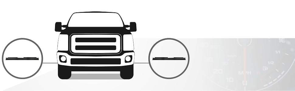 For Ford F-250/F-350 Super Duty 1999-2015 Rocker Panel Pair | Slip On | Crew Cab