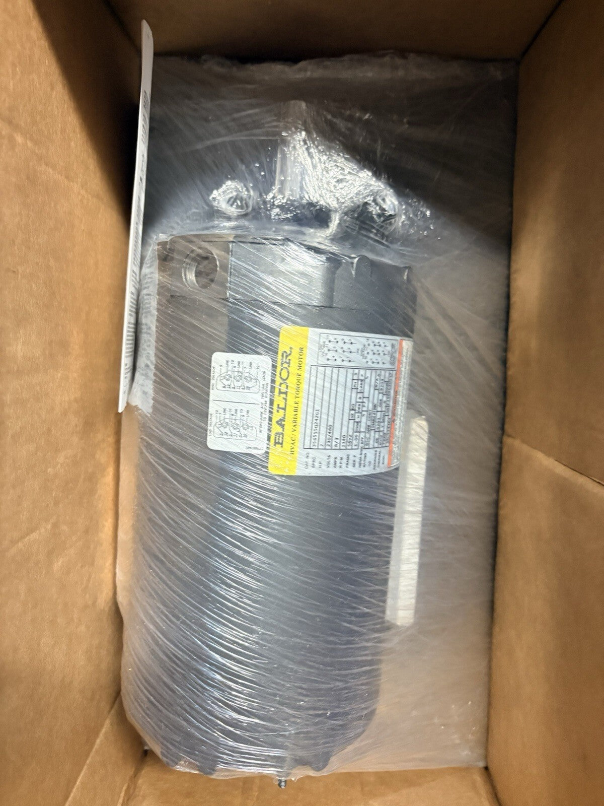 Baldor 330423302 208/230/460V 3PH 2HP FAN MOTOR          frame 56YZ