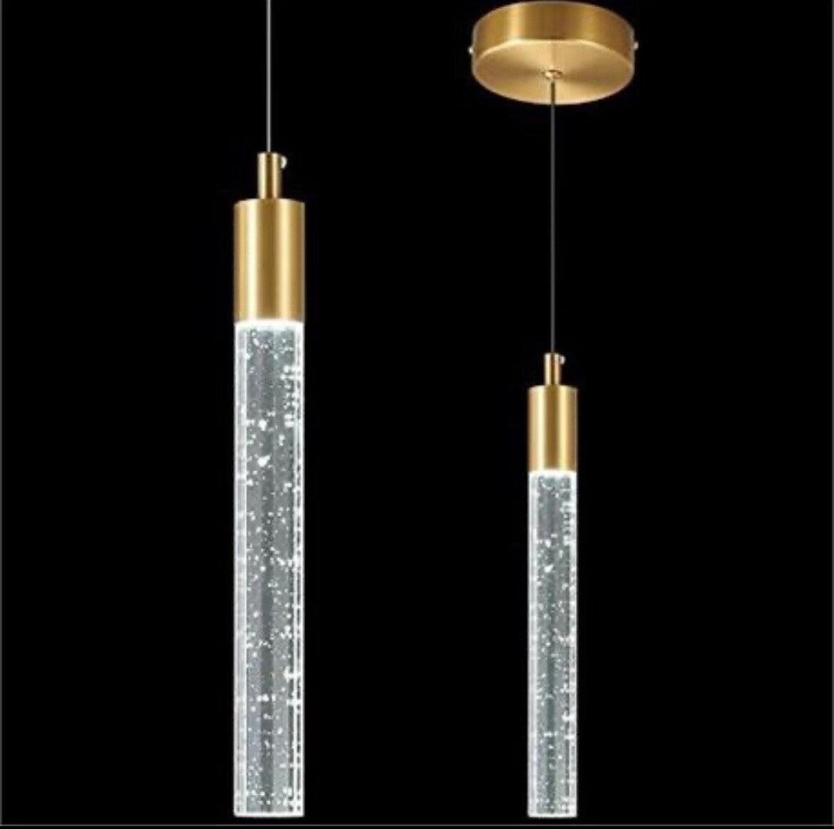 5 Light Kitchen Island Lighting Modern Fixture Chrome Pendant Light LED Chrome