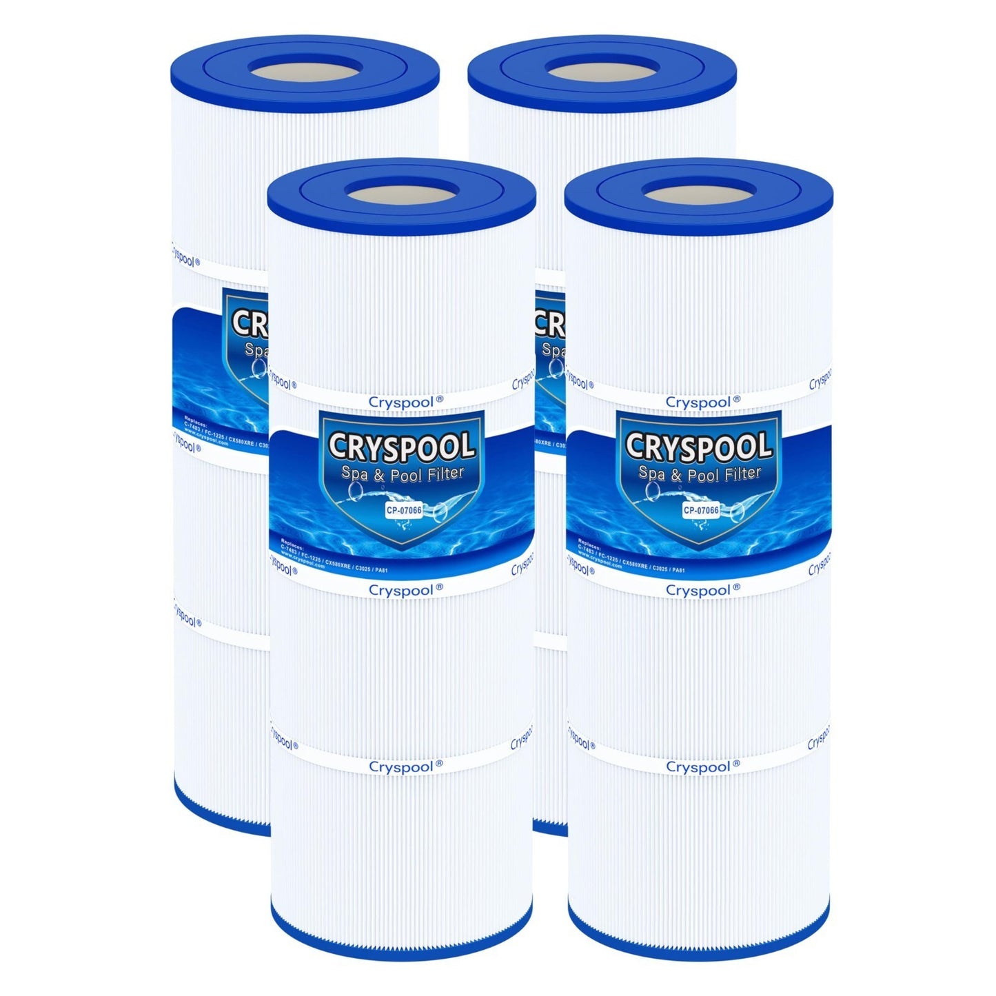 4 PACK Cryspool 07066 Filter Compatible CX580XRE, SwimClear C3025, C3030, PA81