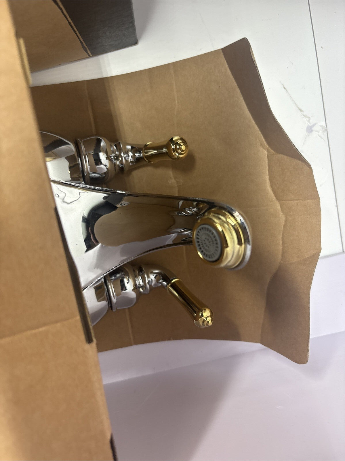 Kingston Brass KB262 Naples 1.2 GPM Centerset Bathroom Faucet - Brass