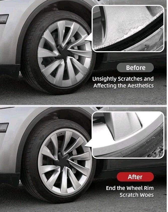 Wheel Rim Protector for Tesla Model Y Juniper 20In Helix 2.0 Wheels All-in-one
